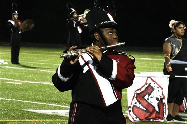 North County High School Marching Band Performing